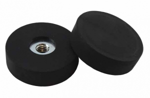 Magnetic Base Rubber Circular Through Hole Up to 60ºC