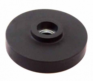 Rubber Magnetic Base with Plastic Support for Clamping Up to 60ºC